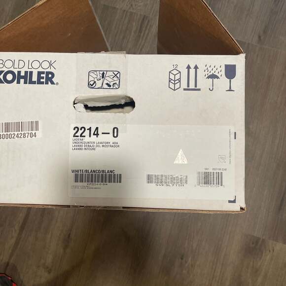 KOHLER Other - KOHLER K-2214-0 Ladena Undercounter  Bathroom Sink, White